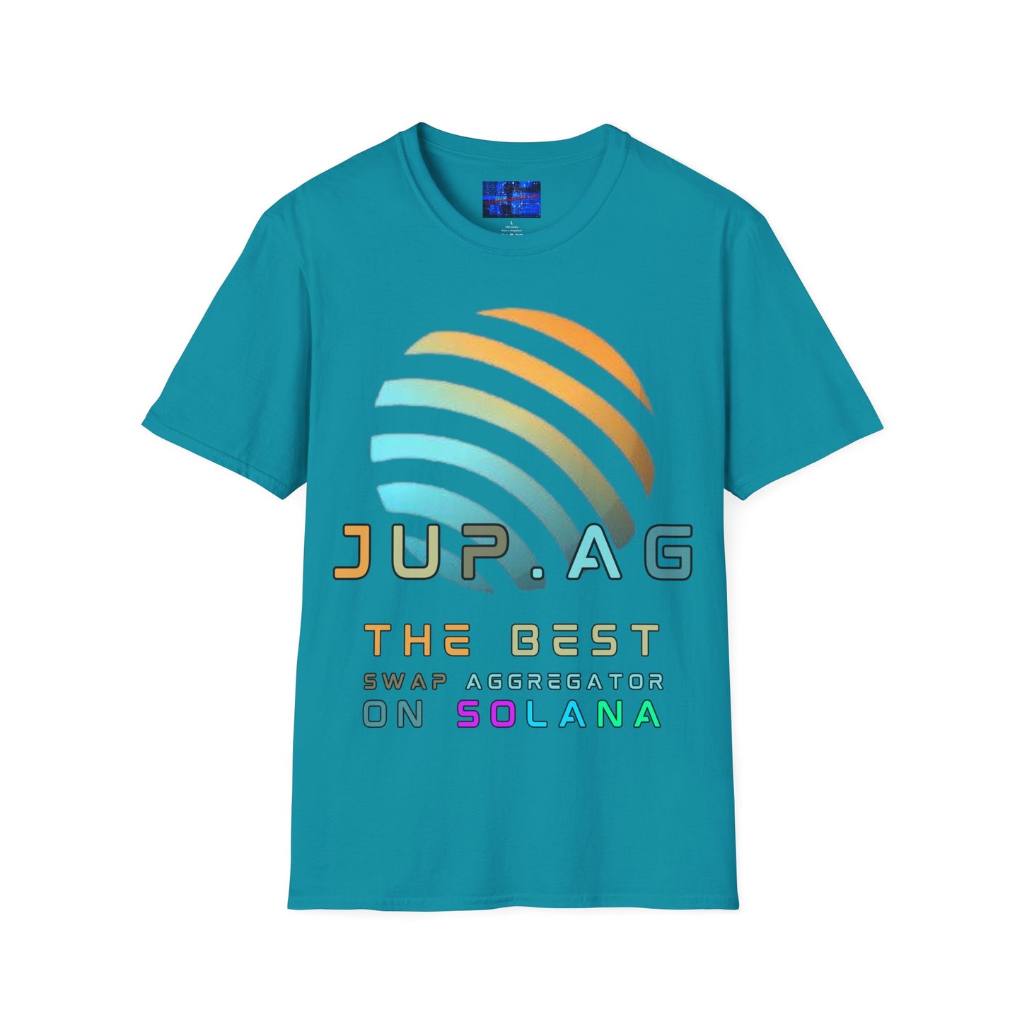 Jupiter (JUP) the best aggregator on Solana Dark colors Unisex T-Shirt by cypherpunkgear.com