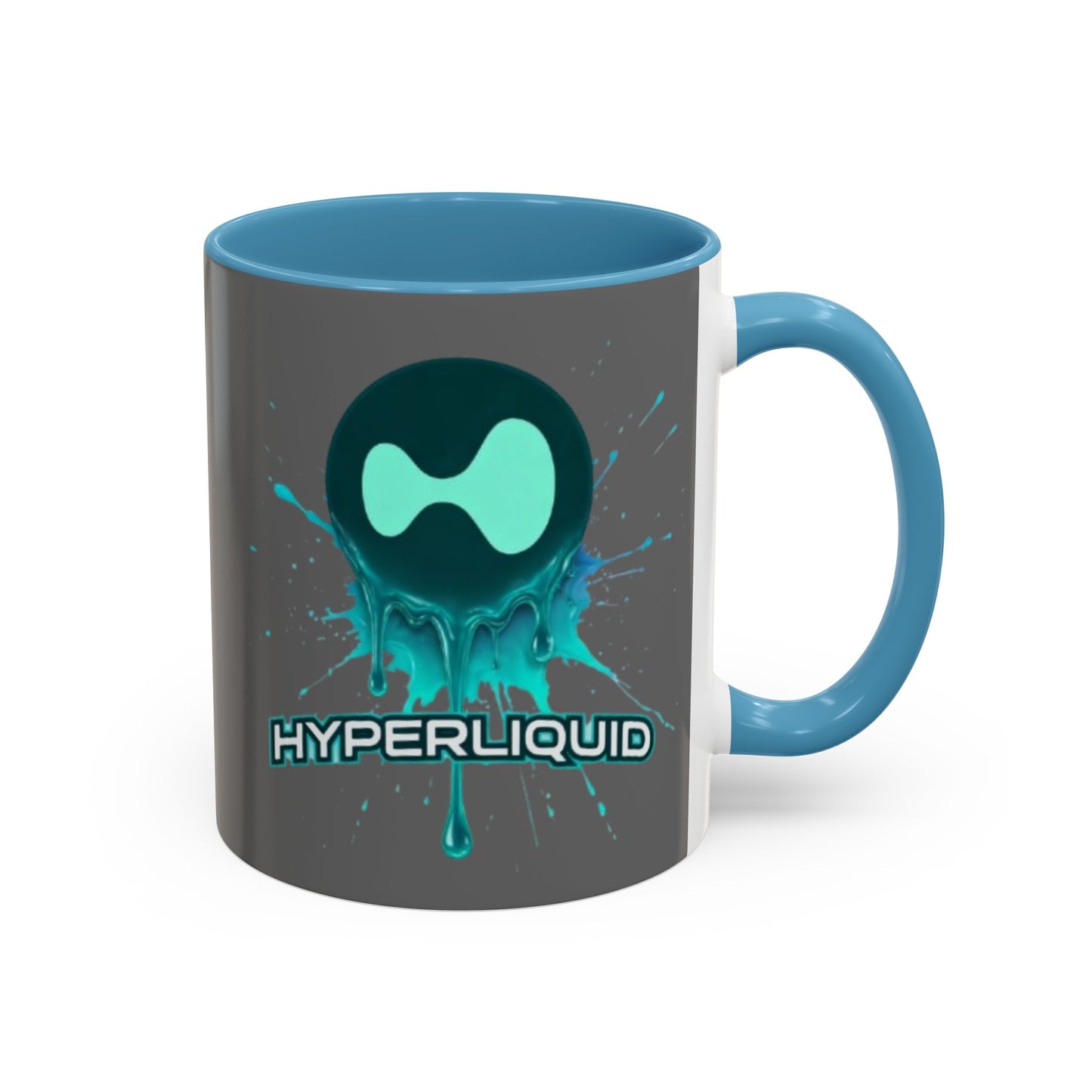 HYPE Drip Grey Accent Mug by cypherpunkgear.com