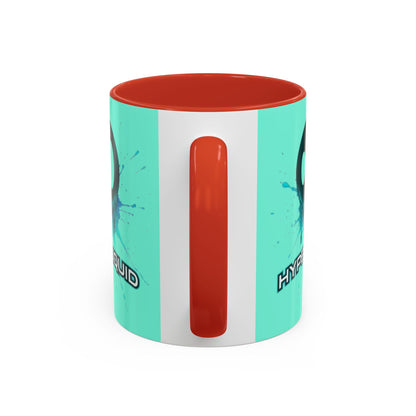 HYPE Drip Light Hyperliquid Accent Mug by cypherpunkgear.com