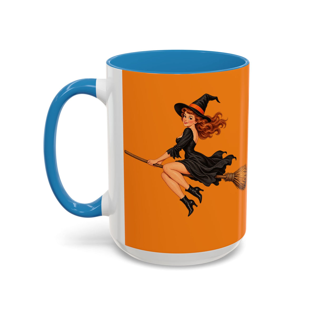 Hazel Hex Orange Accent Mug by CreepyCrafts.boo
