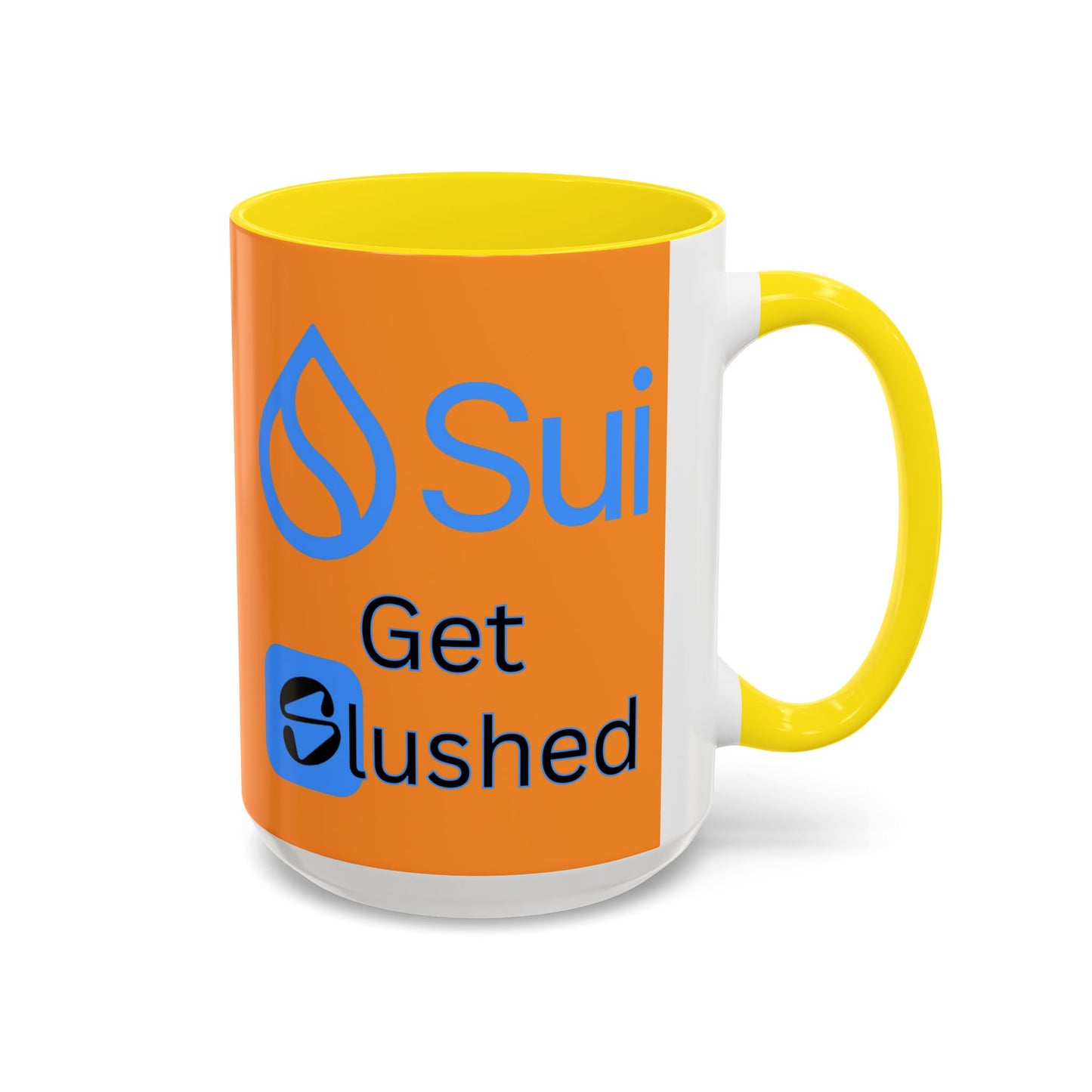 Sui: Get Slushed Orange Accent Mug by cypherpunkgear.com