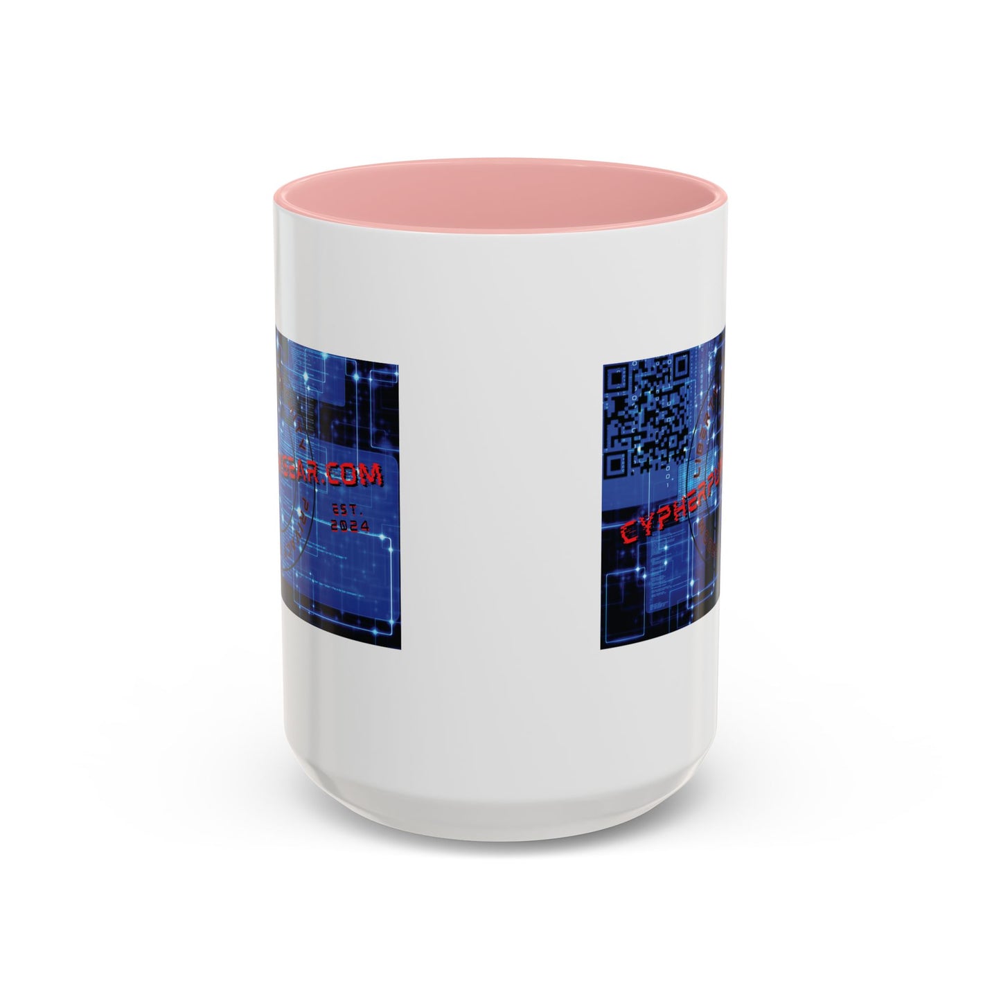 Cypherpunkgear.com logo Accent Mug by cypherpunkgear.com
