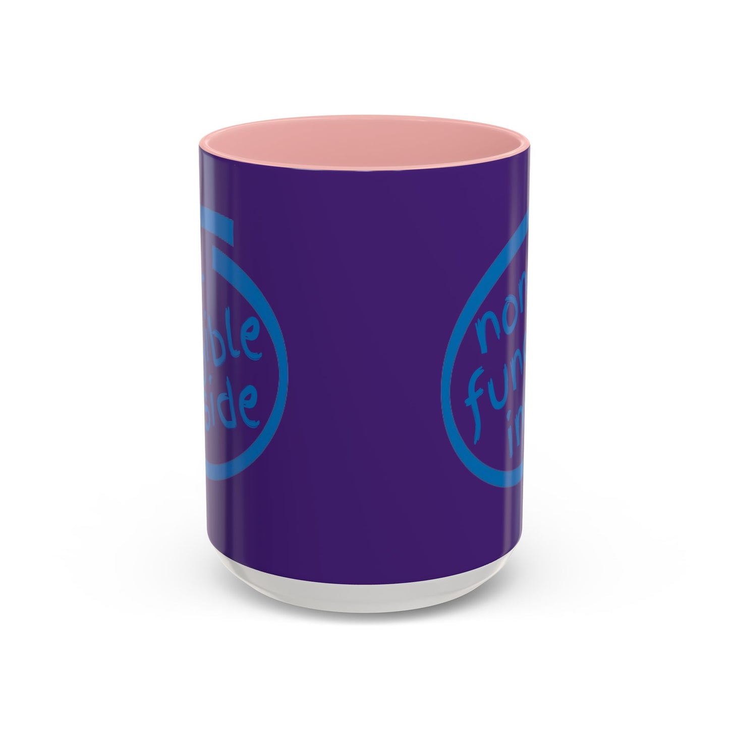 Non-Fungible Inside Purple Accent Mug by cypherpunkgear.com