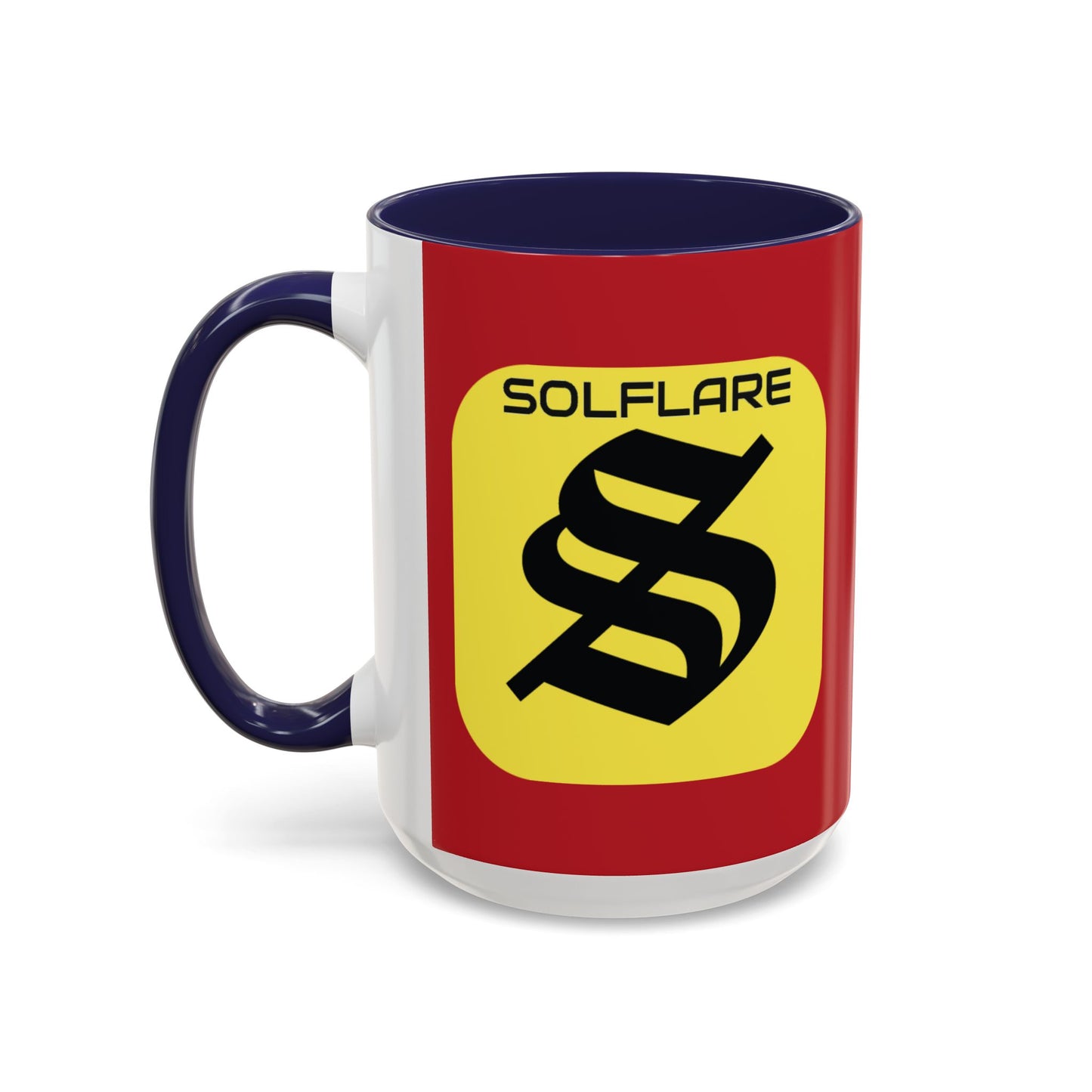 SolflareLogo Red Accent Mug by cypherpunkgear.com