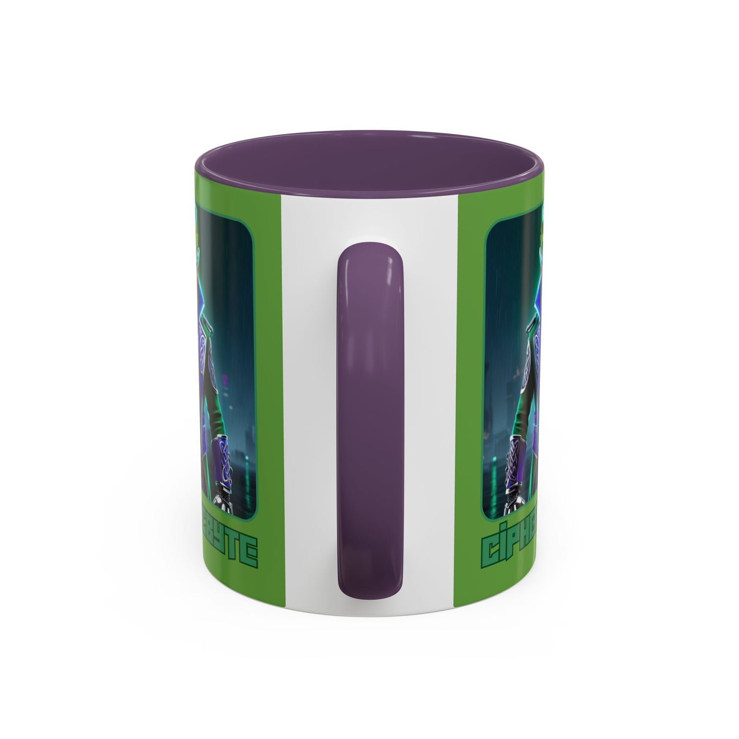 Cipher McByte Accent Mug by cypherpunkgear.com