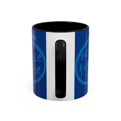 Non-Fungible Inside Dark Blue Accent Mug by cypherpunkgear.com