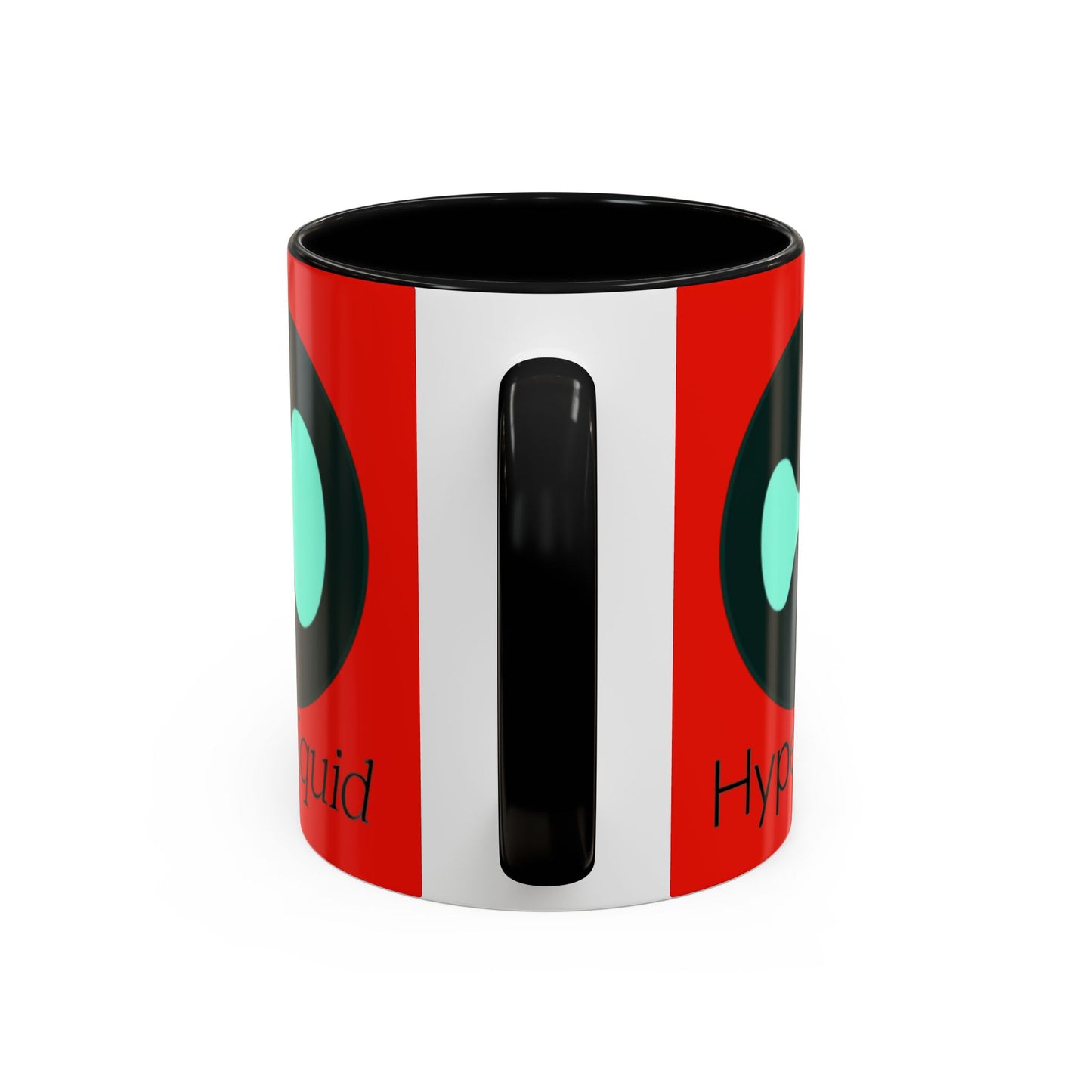 Hyperliquid Black font Red Accent Mug by cypherpunkgear.com