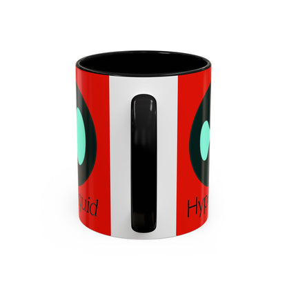 Hyperliquid Black font Red Accent Mug by cypherpunkgear.com