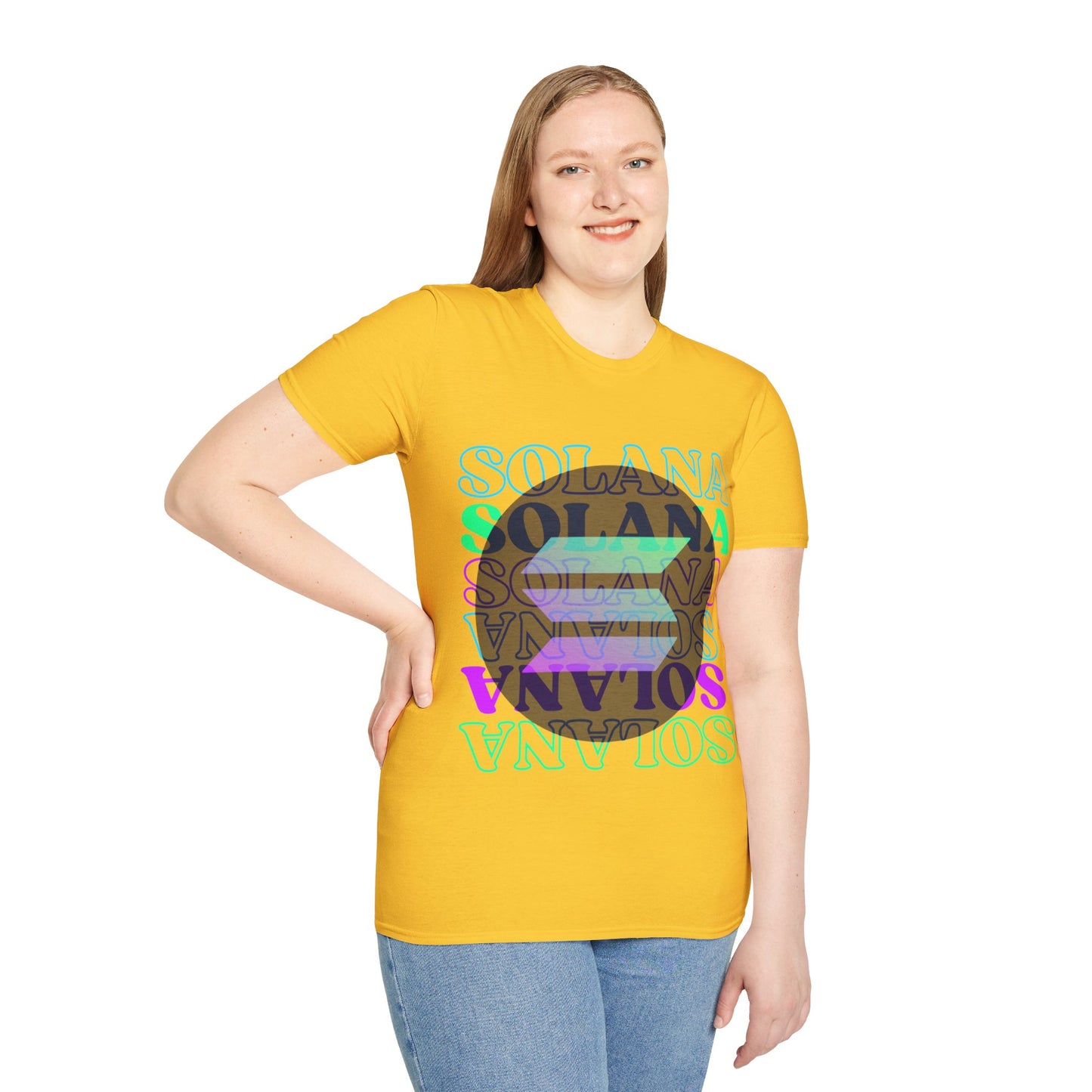 Solana, Solana, Solana (SOL) Light colors Unisex T-Shirt by cypherpunkgear.com