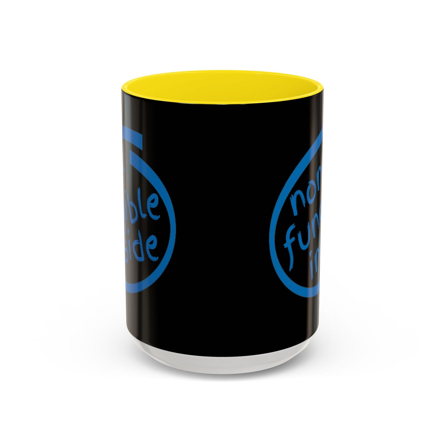 Non-Fungible Inside Black Accent Mug by cypherpunkgear.com