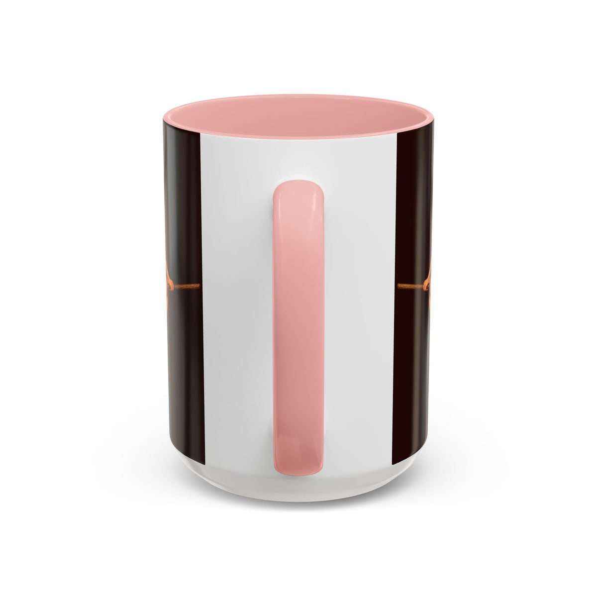 Hazel Hex Brown Accent Mug by CreepyCrafts.boo