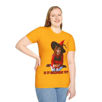 Is it Halloween yet? Light colors Unisex T-Shirt by CreepyCrafts.boo