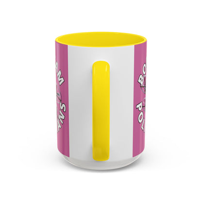 Bodycam the Politicians Drone Pink Accent Mug by cypherpunkgear.com