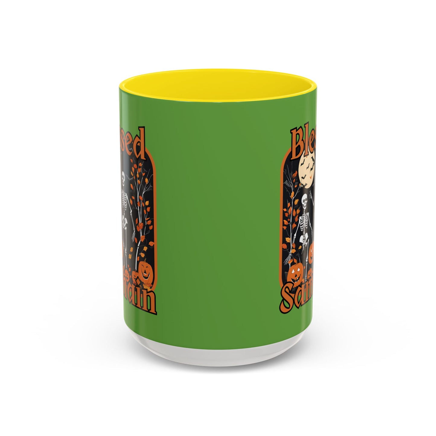 Spooktacular Skeletons of Samhain Accent Mug by CreepyCrafts.boo