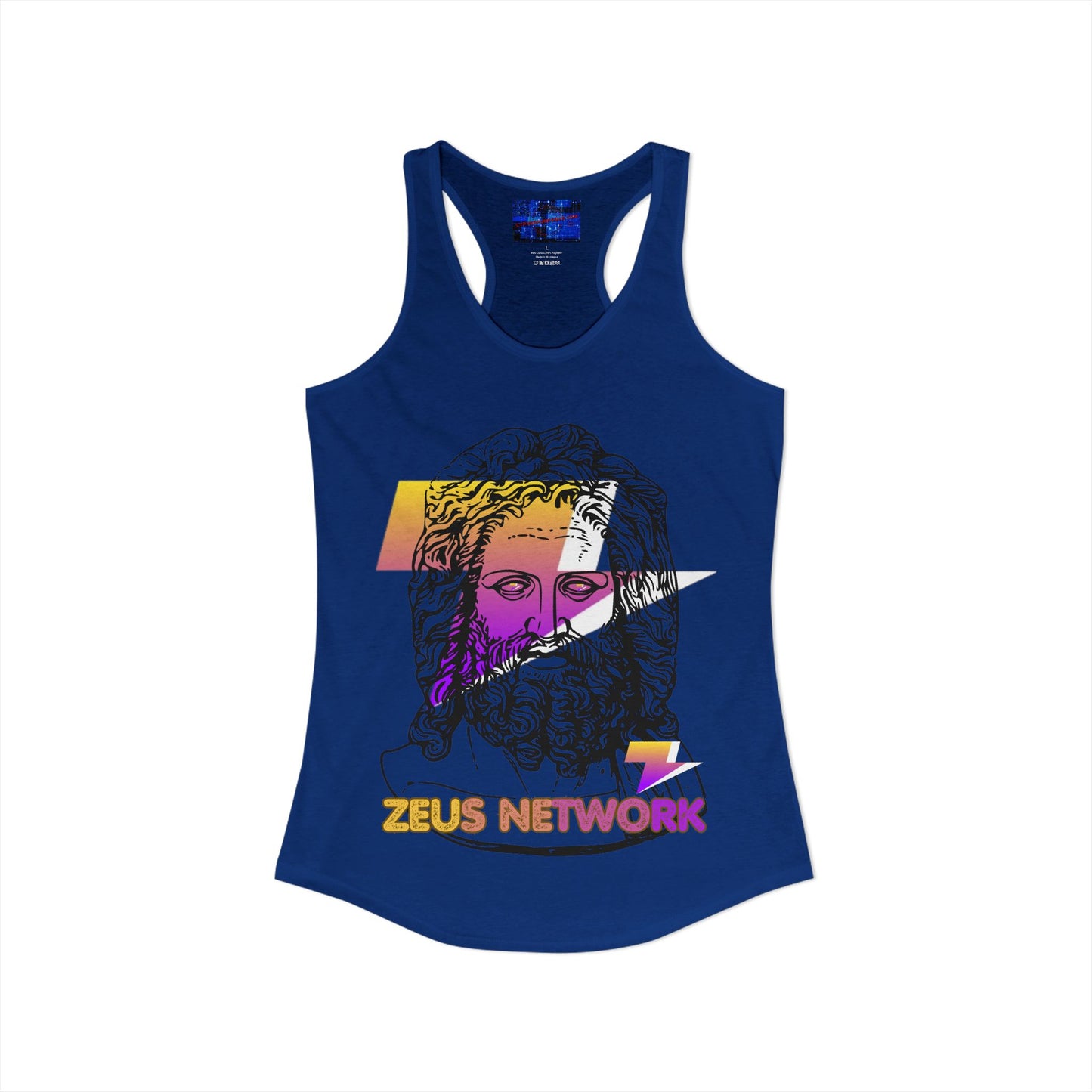 Zeus Network Women's Racerback Tank Top by cypherpunkgear.com