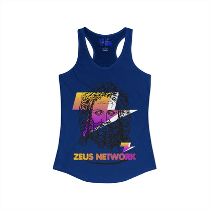 Zeus Network Women's Racerback Tank Top by cypherpunkgear.com