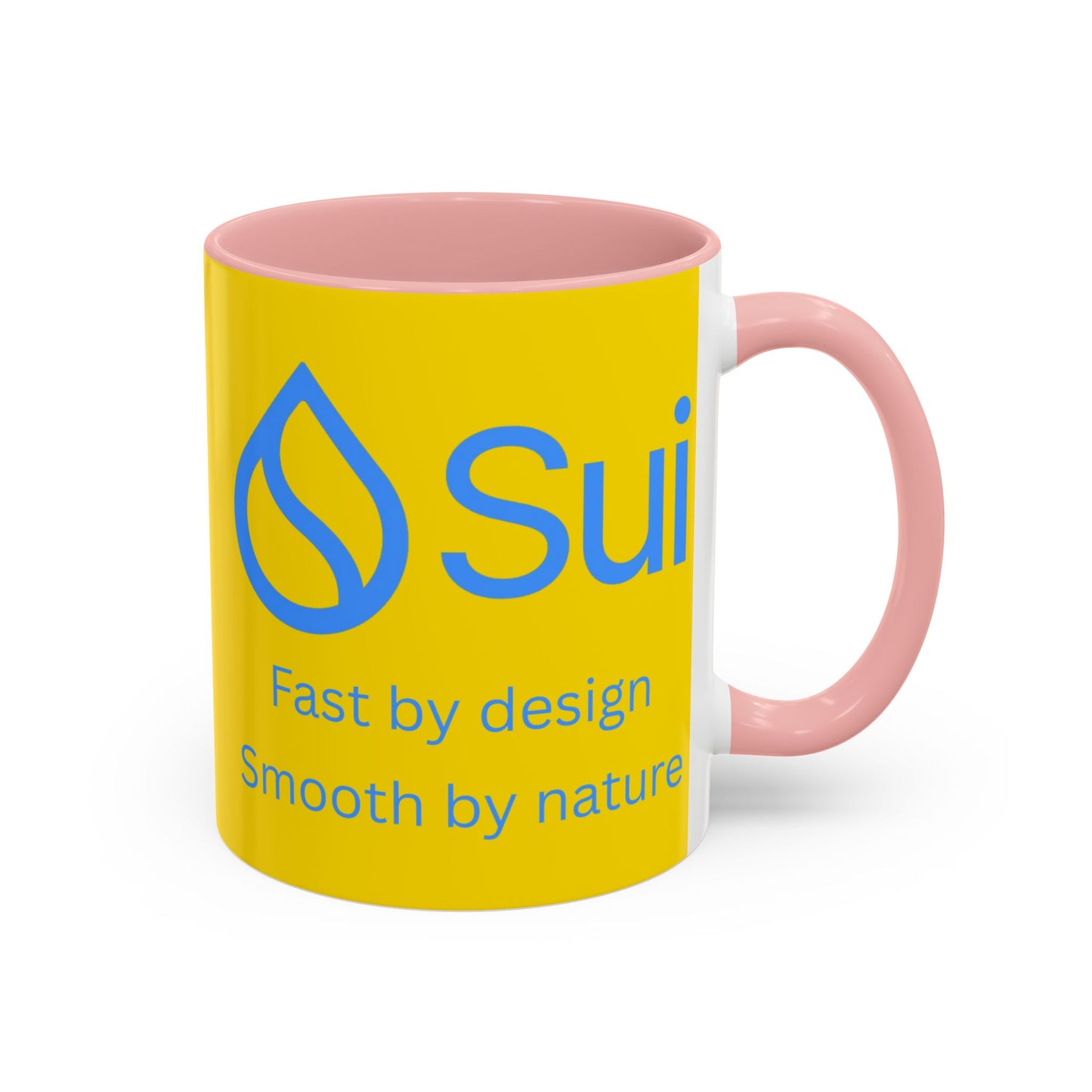 SUI Yellow Accent Mug by cypherpunkgear.com