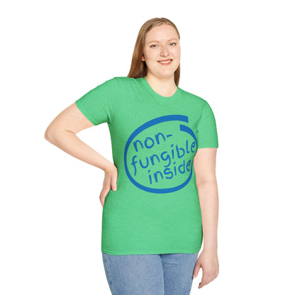 Non-Fungible Inside Dark colors Unisex T-Shirt by cypherpunkgear.com