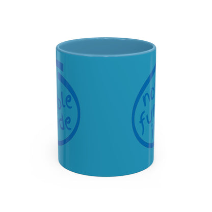 Non-Fungible Inside Turquoise Accent Mug by cypherpunkgear.com