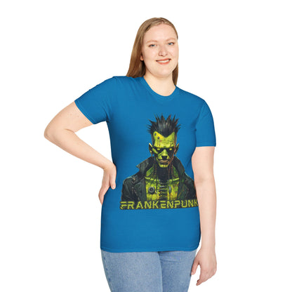 Frankenpunk Dark colors Unisex T-Shirt by CreepyCrafts.boo