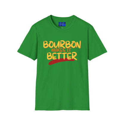 ¡Bourbon lo mejora con cypherpunkgear! Camiseta unisex de estilo suave