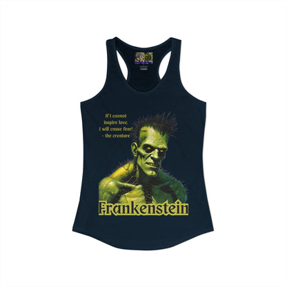 Frankenstein's Creature Women's Racerback Tank Top by CreepyCrafts.boo