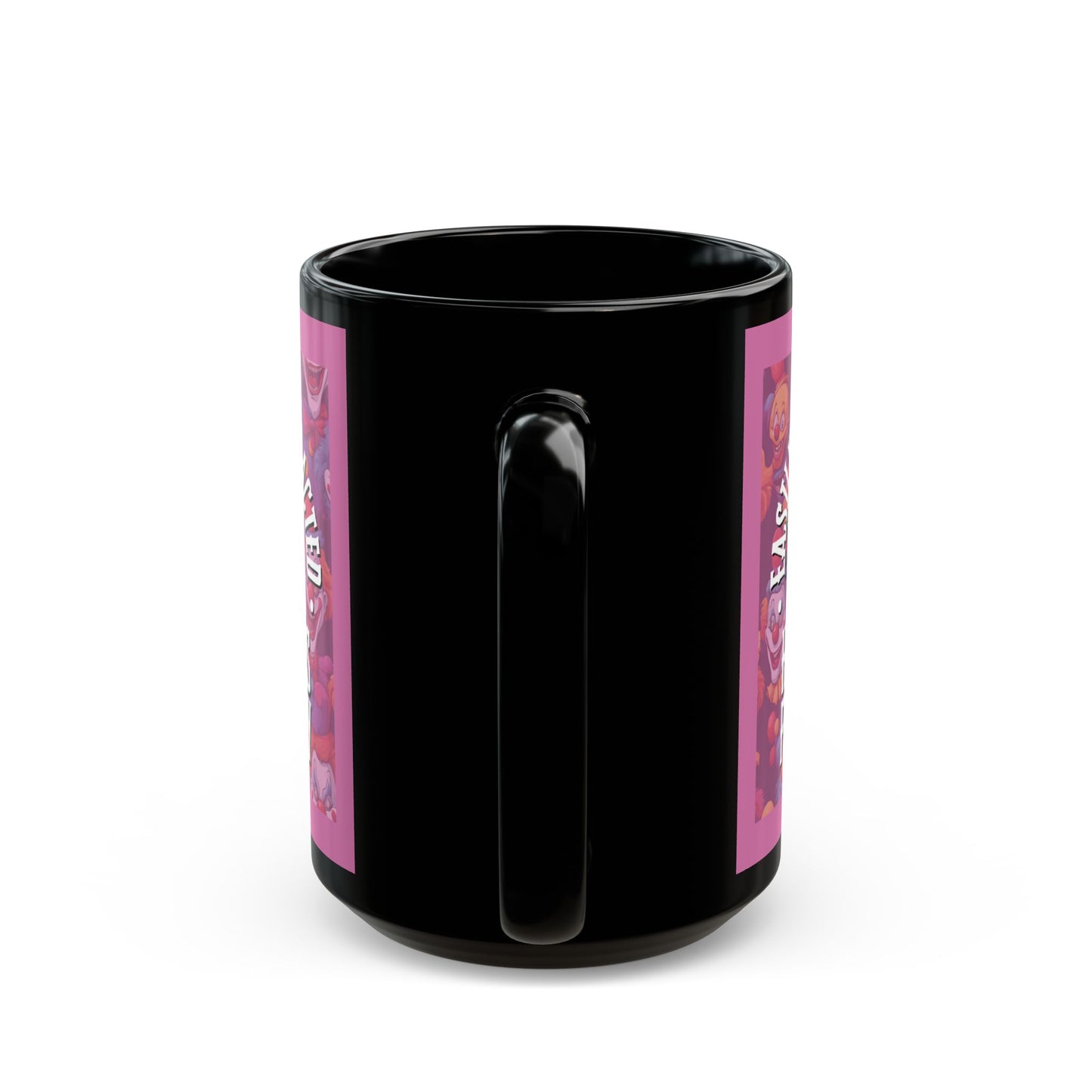 Easily Distracted by Heinous Fuckery Little Jincs Pink Mug by cypherpunkgear.com