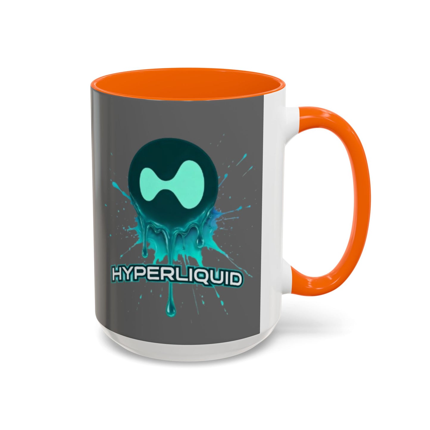 HYPE Drip Grey Accent Mug by cypherpunkgear.com