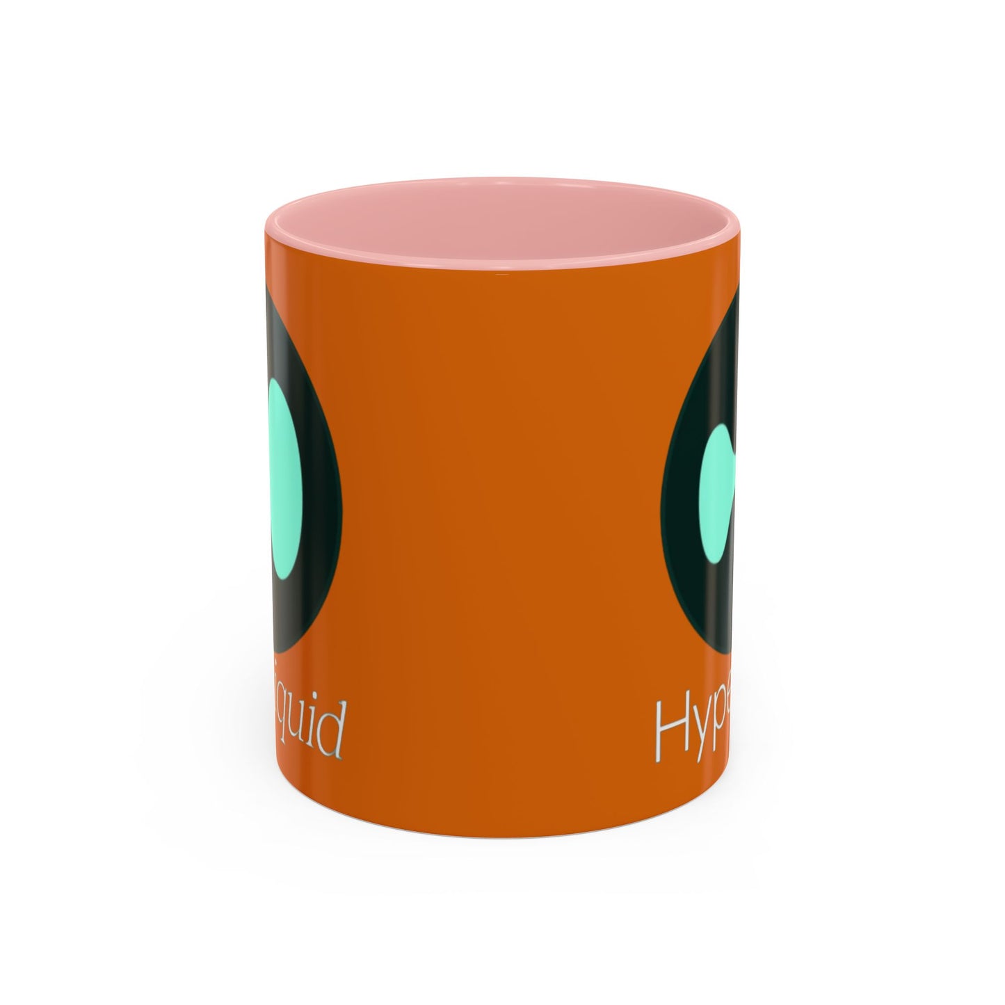Hyperliquid White font Orange Accent Mug by cypherpunkgear.com