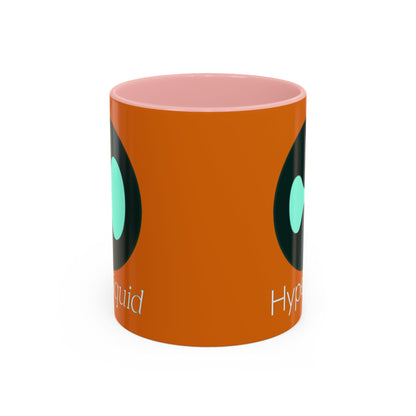 Hyperliquid White font Orange Accent Mug by cypherpunkgear.com