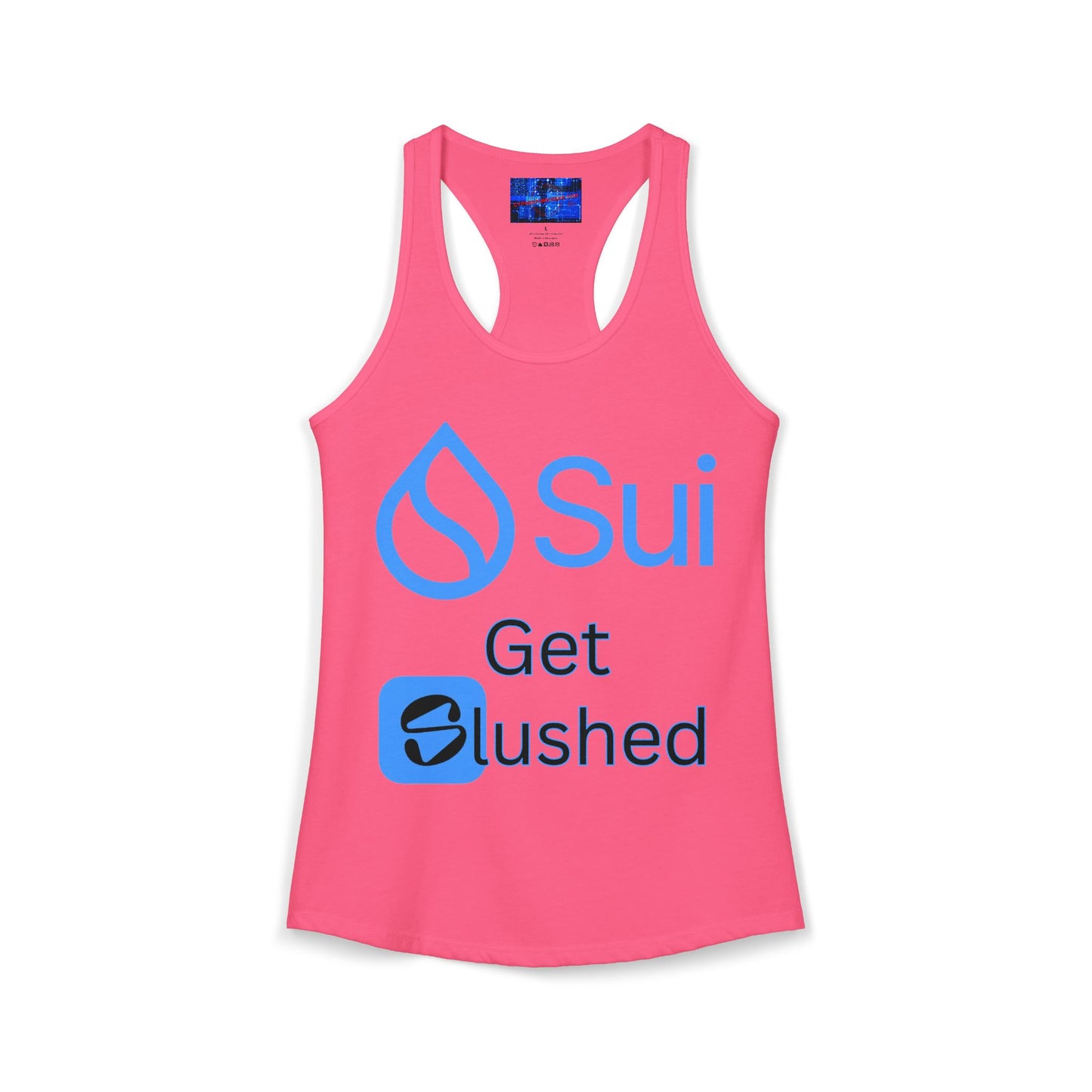 Sui: Get Slushed Women's Racerback Tank Top by cypherpunkgear.com
