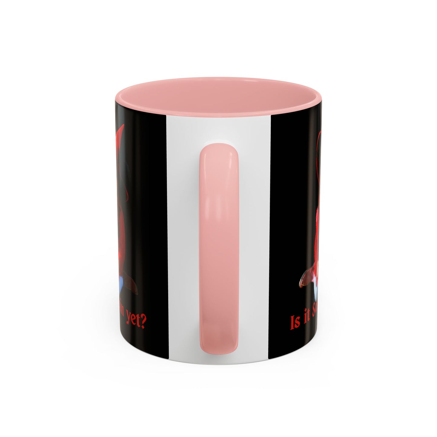 Is it Samhain yet? Black Accent Mug by CreepyCrafts.boo