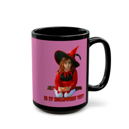 Is it Halloween yet? Pink Mug by CreepyCrafts.boo