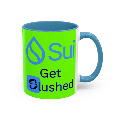 Sui: Get Slushed Green Accent Mug by cypherpunkgear.com