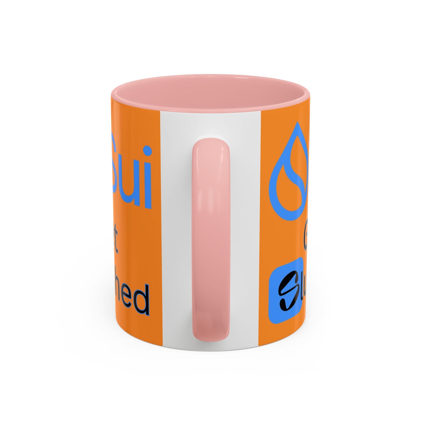 Sui: Get Slushed Orange Accent Mug by cypherpunkgear.com