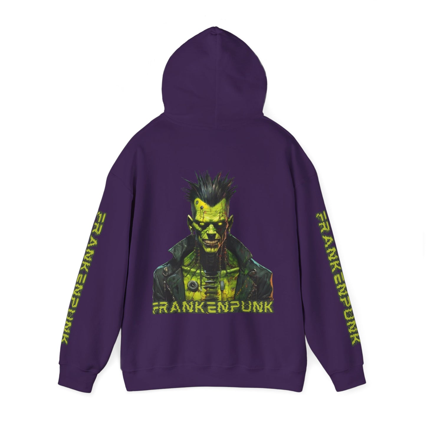 Frankenpunk Hoodie Unisex Hooded Sweatshirt by CreepyCrafts.boo
