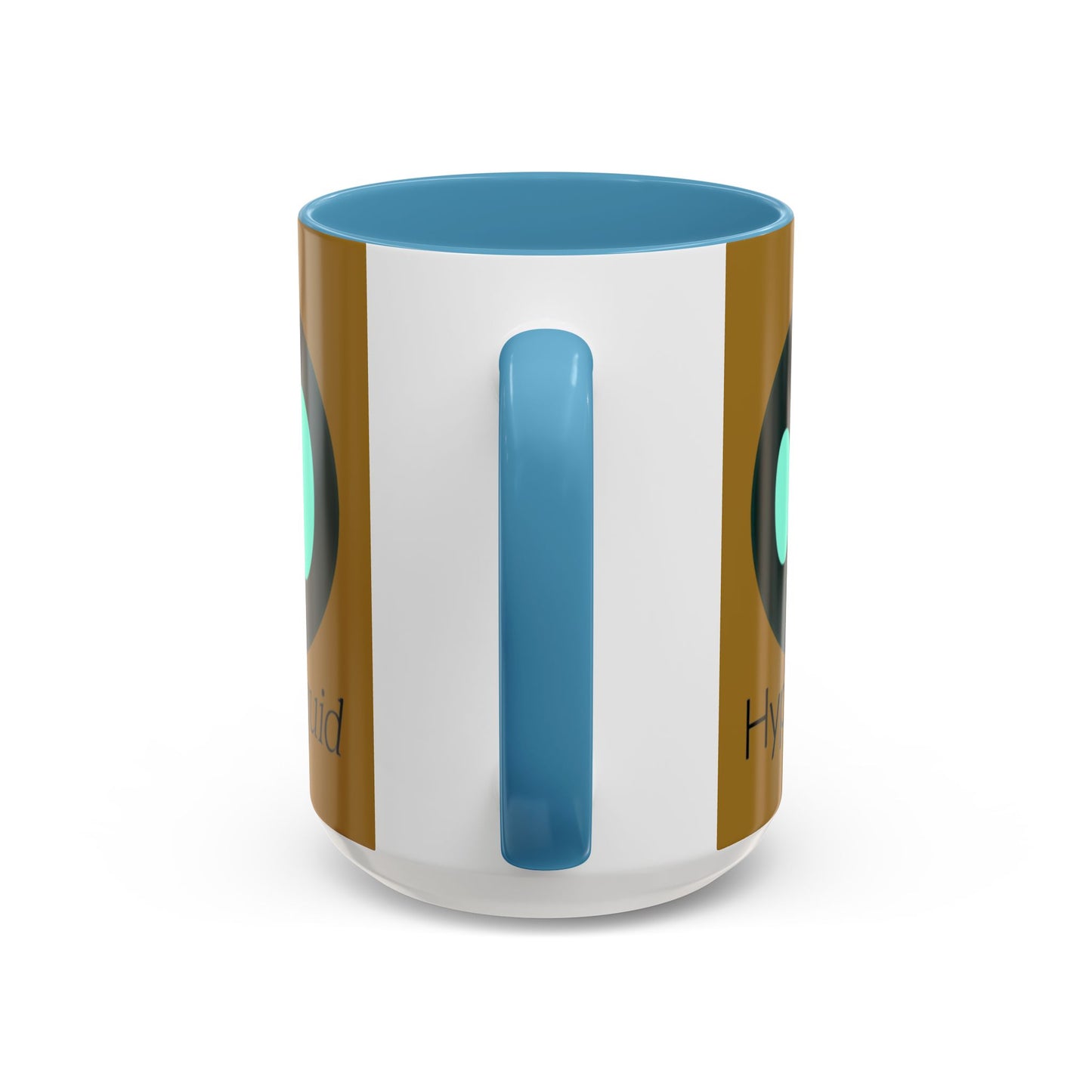 Hyperliquid Black font Brown Accent Mug by cypherpunkgear.com