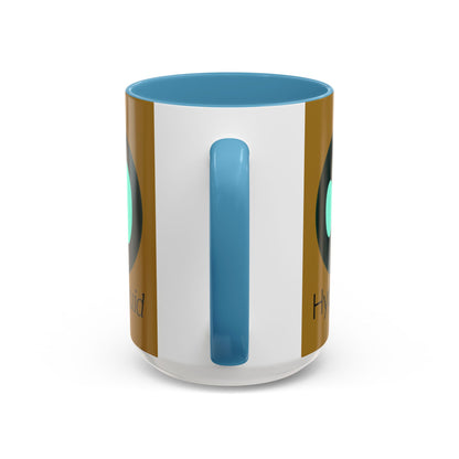 Hyperliquid Black font Brown Accent Mug by cypherpunkgear.com