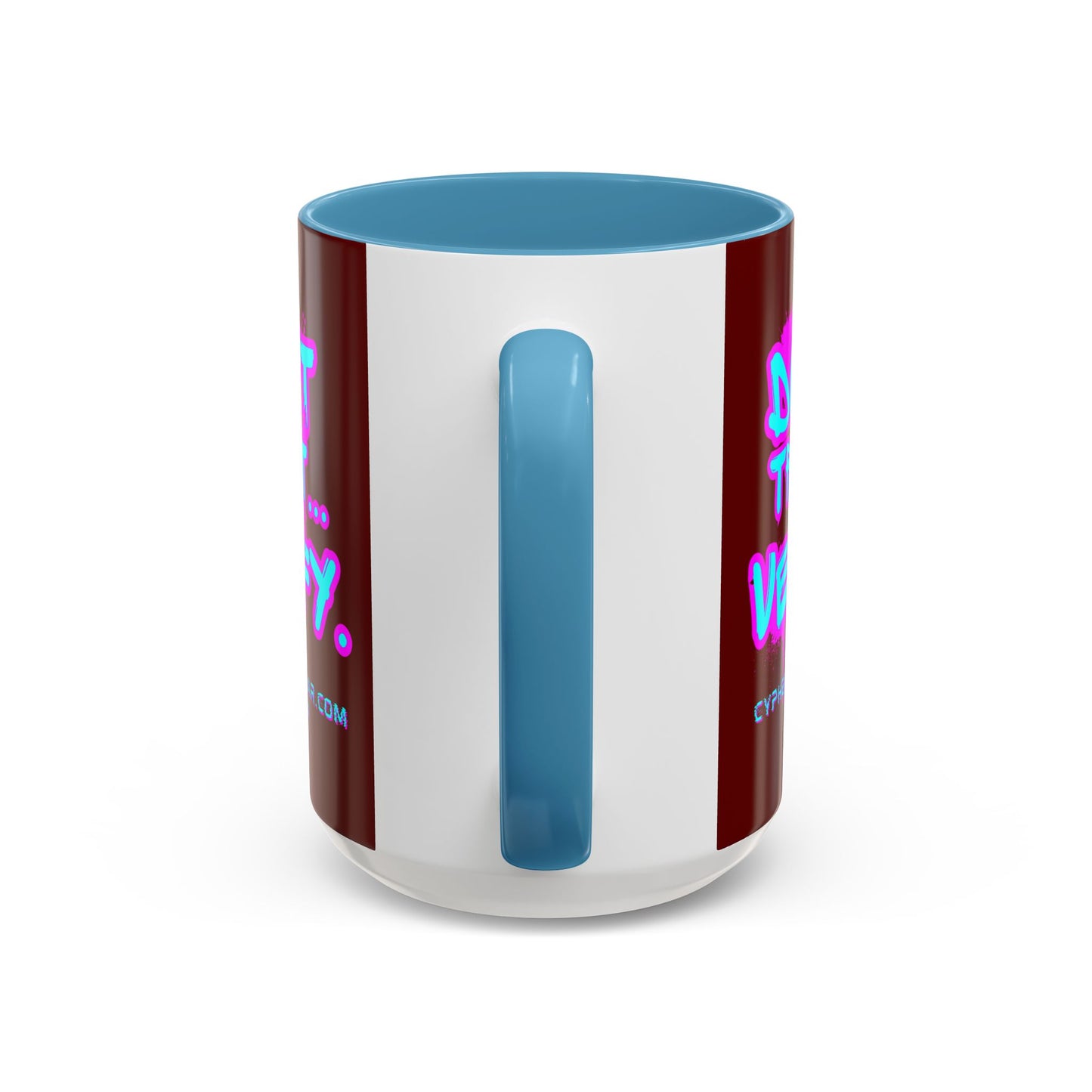 Don't Trust...Verify. Red Accent Mug by cypherpunkgear.com