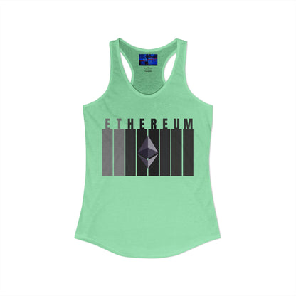 Ethereum (ETH) Women's Racerback Tank Top by cypherpunkgear.com