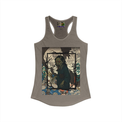 Yōkai Happy Halloween Women's Racerback Tank Top by CreepyCrafts.boo
