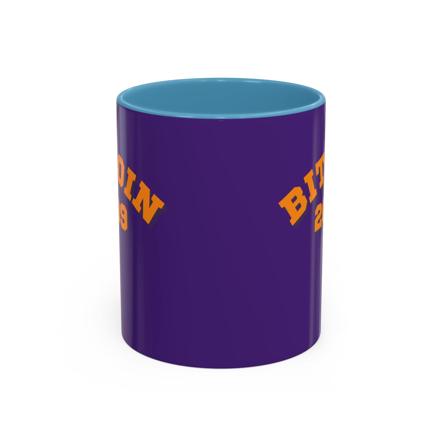 Bitcoin 2009 Dark Purple Accent Mug by cypherpunkgear.com