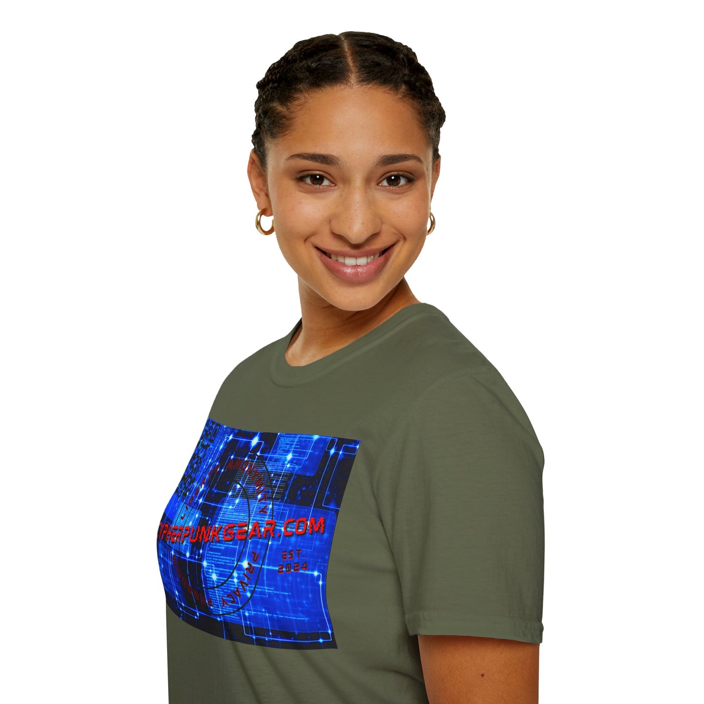 Cypherpunkgear.com logo Dark colors Unisex T-Shirt by cypherpunkgear.com