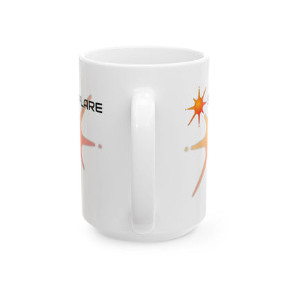 Solflare White Mug by cypherpunkgear.com