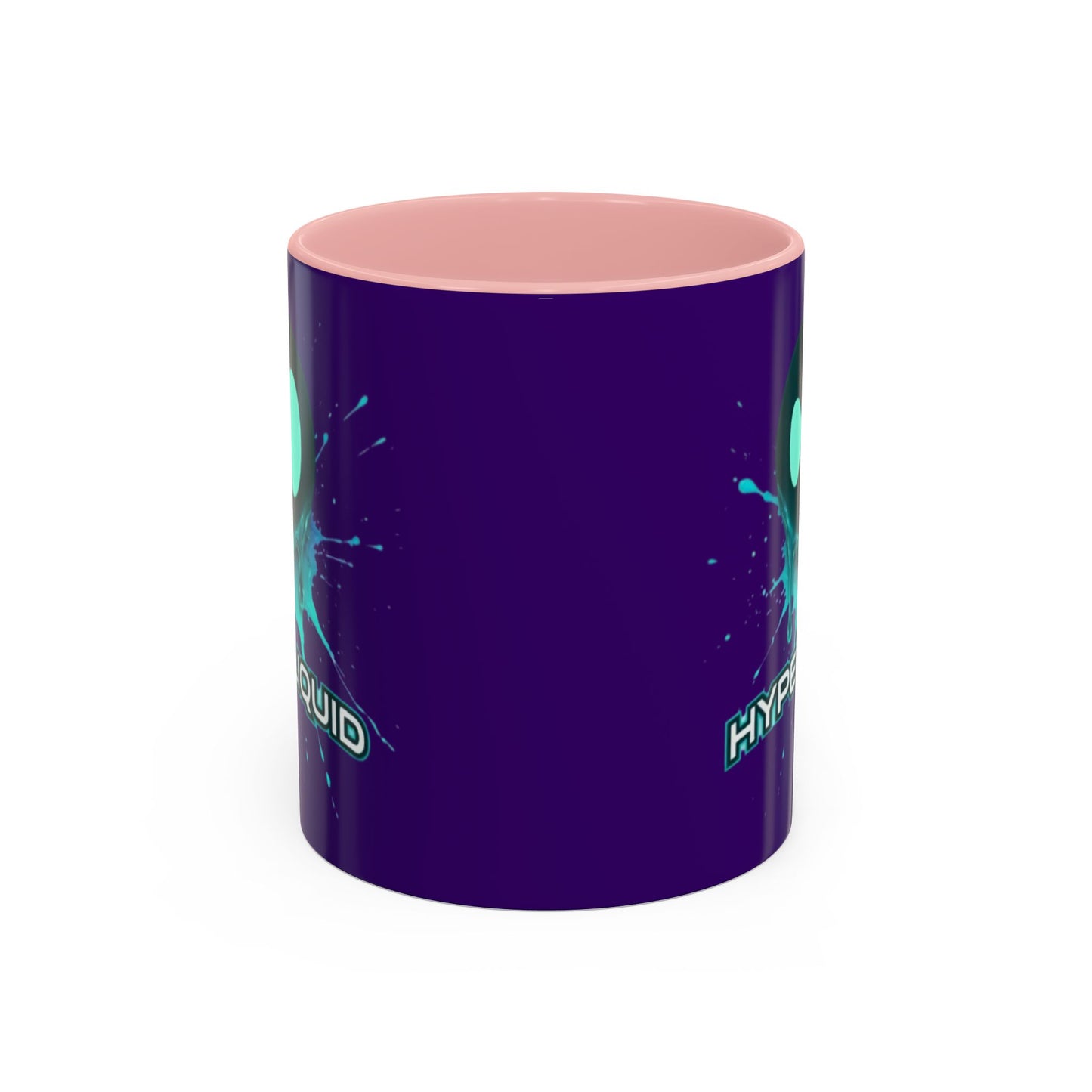 HYPE Drip Dark Purple Accent Mug by cypherpunkgear.com