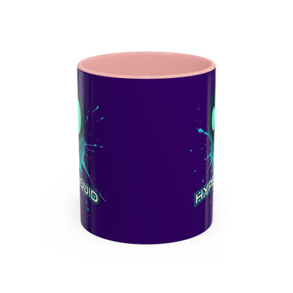 HYPE Drip Dark Purple Accent Mug by cypherpunkgear.com