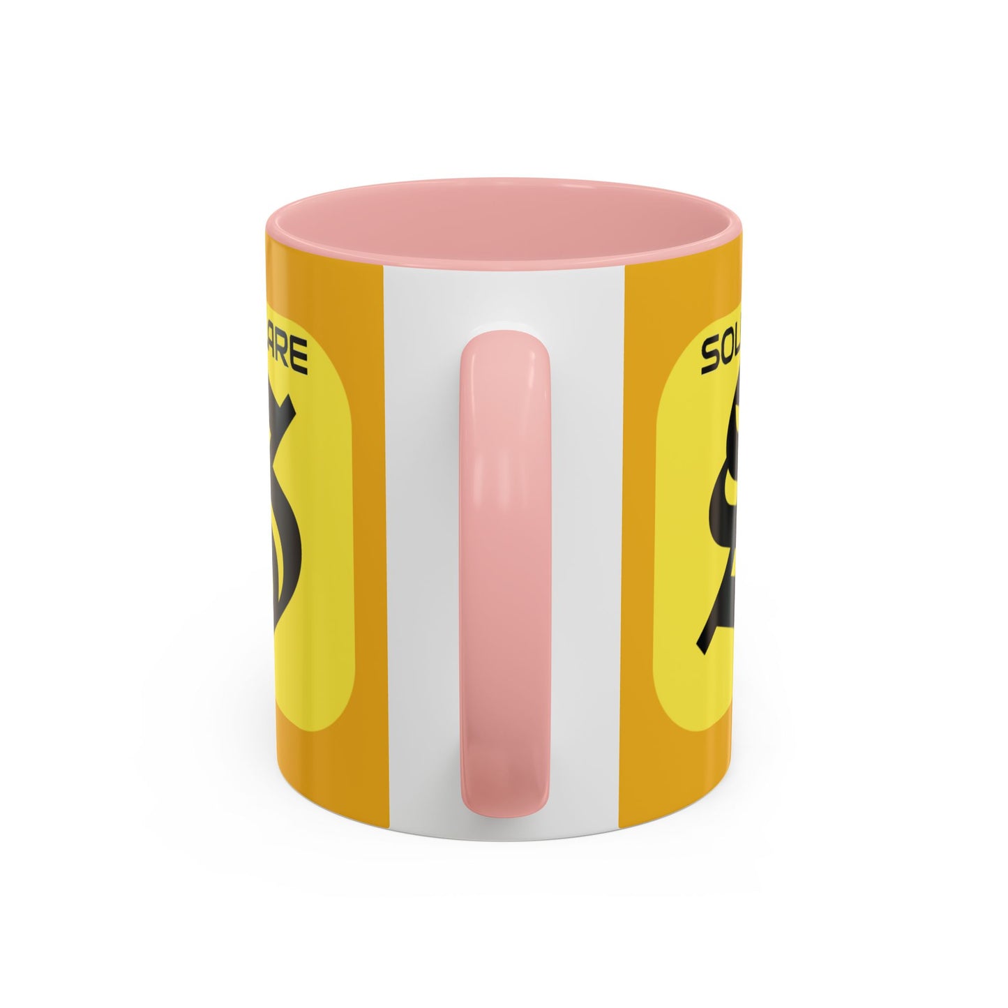 SolflareLogo Yellow Accent Mug by cypherpunkgear.com