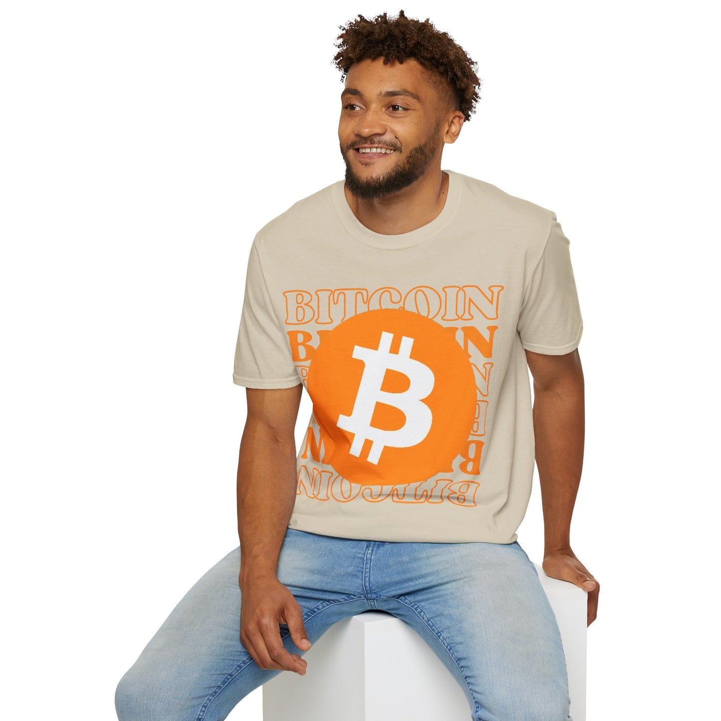 Bitcoin Bitcoin Bitcoin (BTC) Light colors Unisex T-Shirt by cypherpunkgear.com