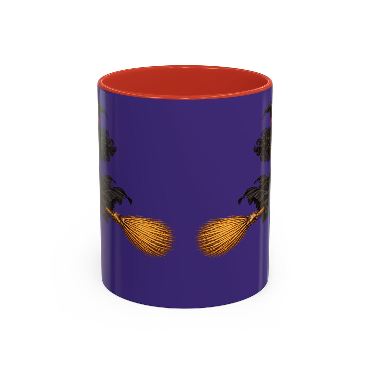 Velvet Vex Purple Accent Mug by CreepyCrafts.boo