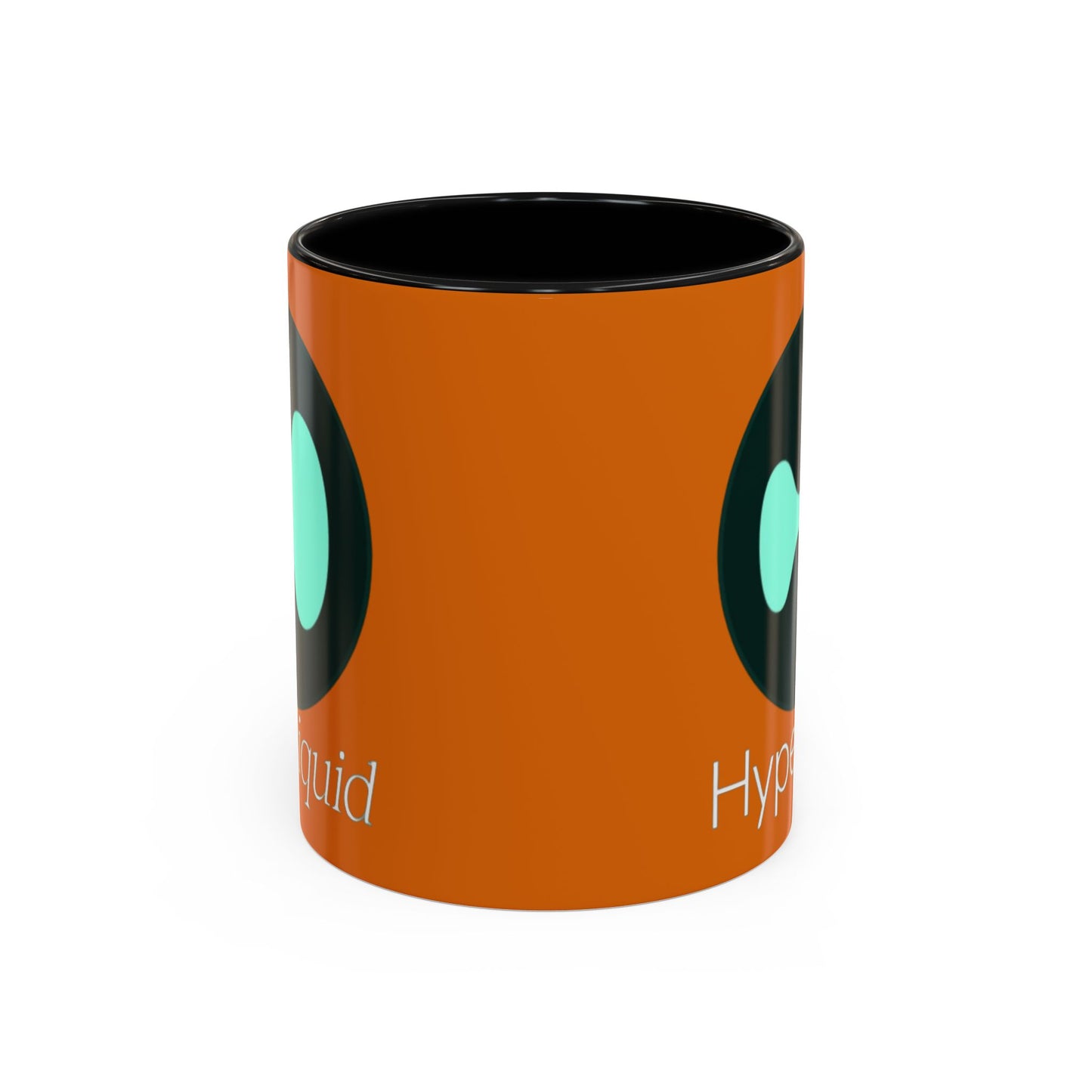 Hyperliquid White font Orange Accent Mug by cypherpunkgear.com